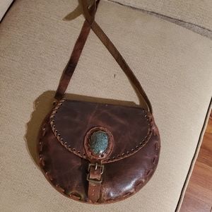 Jade leather purse